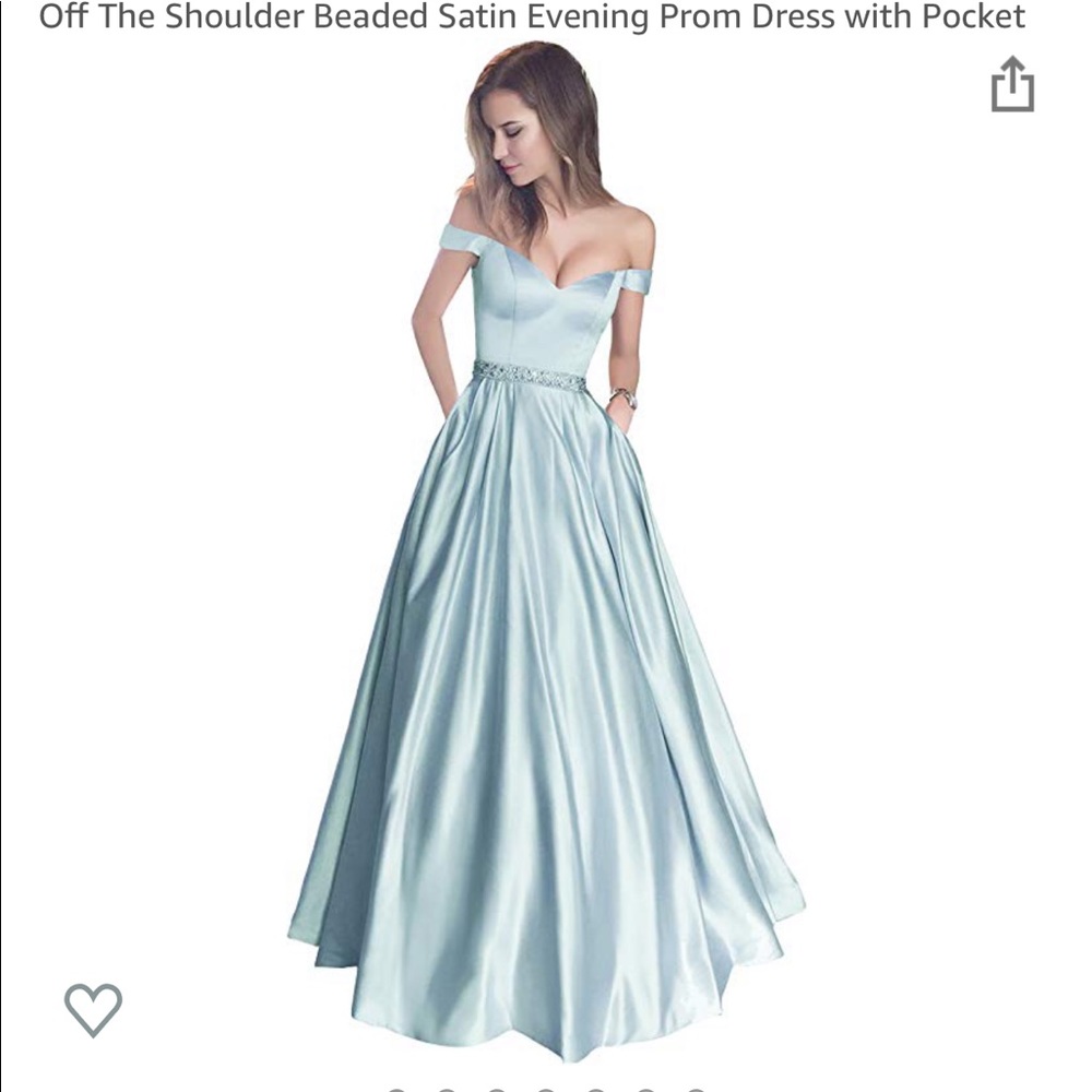 Baby blue dress perfect for any occasion!!